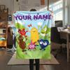 1pz Coperta Flanella Personalizzata con Nome e Fantasia Babblarna Adatta a Tutte le Stagioni per Arredamento Casa Calore e Comfort Regali Regalo Festivo_xia