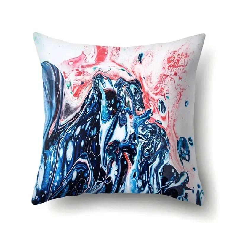 Nordic Fashion Abstract Marble Stripe Print Pillowcase Home Decoration Living Room Sofa Cushion Cover Bedroom Room Decoration