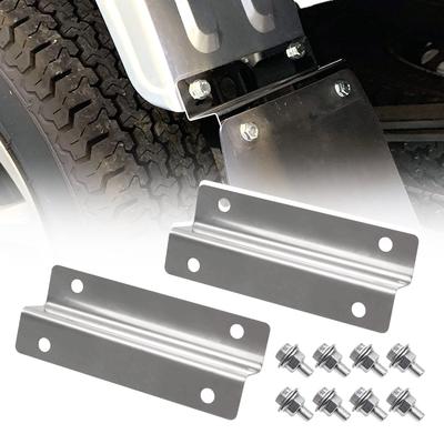 Sporacingrts Electroplated Stainless Steel Rear Fender Extension Bracket for Hijet Trucks, Sunber Trucks, Pixis Trucks, Pack of 2
