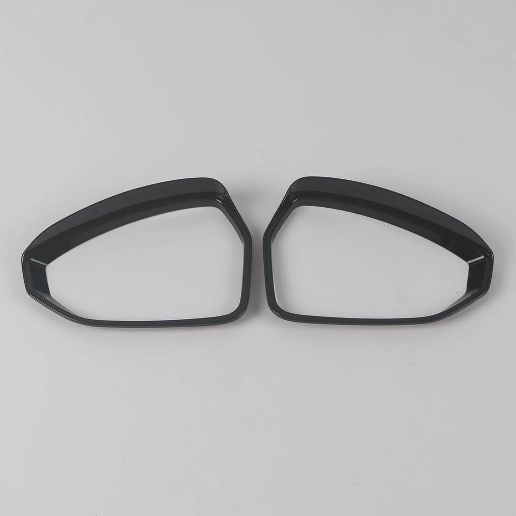 Applicable21Extremely KryptonZEEKR 001Rear View Mirror Cover Carbon Fiber Pattern Rearview Mirror Cover Bright Black Rain Eyebrow Stencil
