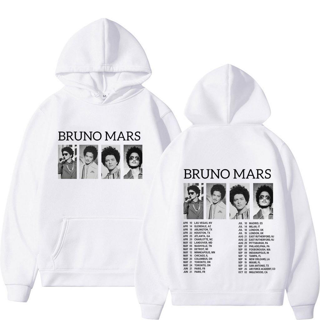 Bruno Mars The Romantic Tour Potisk Mikina Muž Žena Módní Mikiny Dlouhý Rukáv Volný Pulovr Top