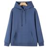 Silver Fox Fur Hooded Fleece-Lined Sweatshirt – Heavyweight, Warm, Trendy, Autumn/Winter, Versatile, Loose Fit, Custom Logo Available.