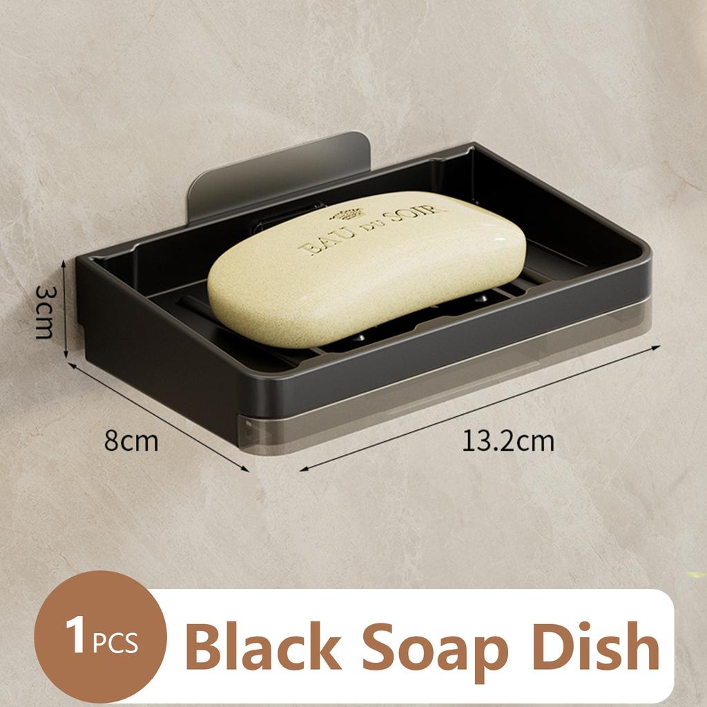 Storage Rack Wall Soap Dish for Bathroom Case Soap Box Dish Storage Plate Drain Soap Box Soap Holder Bathroom Accessories