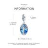 1PCS Charm For DIY Making Bracelet 925 Silver Original Shine Zircon Charms Jewelry Wedding Birthday Gift For Women Mom Friend