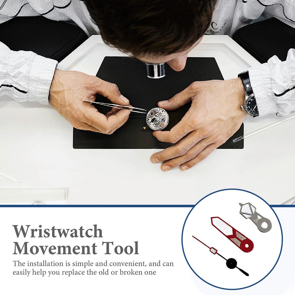 Hot ! Watch Hands Red Silver Needle Green Luminous Watch Modification Accessory for Japan NH35 / NH34/ NH36/4R/7S/ NH70 Movement