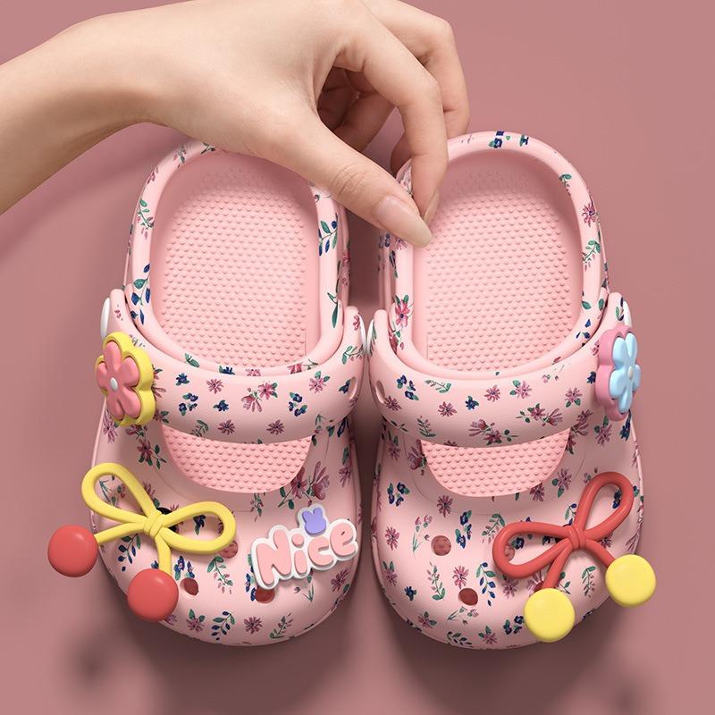 Baotou Anti-slip Shoes, Children's Beach Shoes, Girls' Flip-flops