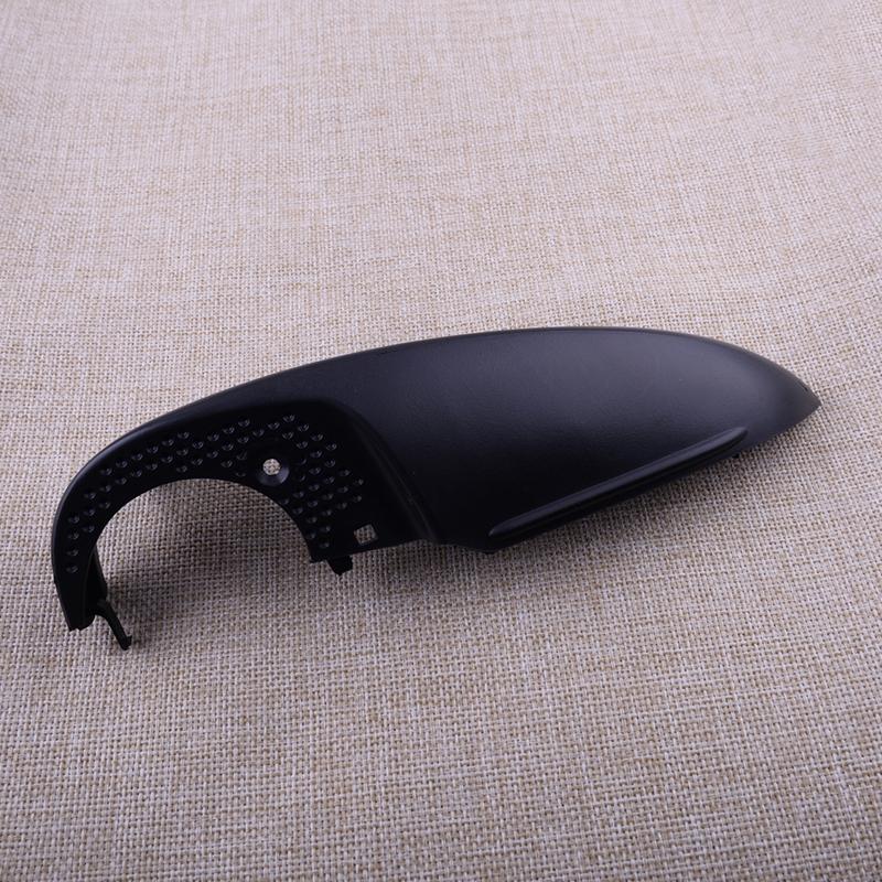 Car Front Left Side Mirror Base Plate Cover Fit for Mazda 3 Axela 2016 2015 2014 Black ABS