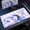 Kawaii Desk Carpet Office Gaming Accessories Hololive Yukihana Lamy Mouse Pad Large Laptop Keyboard Mat Non-slip PC Computer Rug