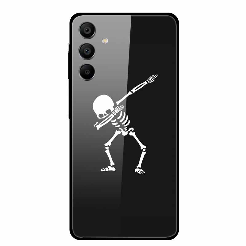 Tempered Glass Case for Samsung Galaxy A16 5G Back Cover Hard Case for SamsungA16 Phone Case Fundas Cool Protective Cute Bumper