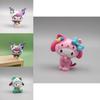 Cute Kuromi My Melody Figure Toy Playset Cake Topper For Diy Accessories