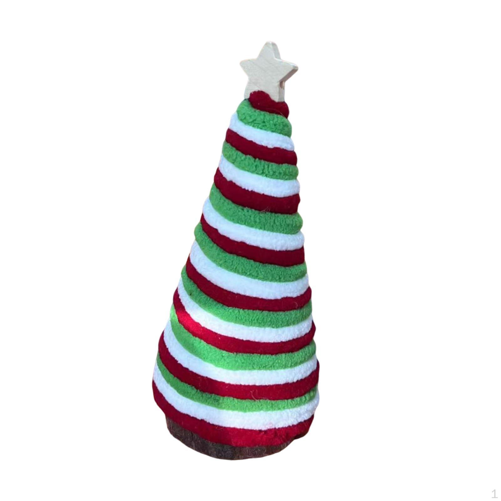 Mini Christmas Tree Ornament ,Figurine ,Xmas Statue Decoration for Hotel зелёный