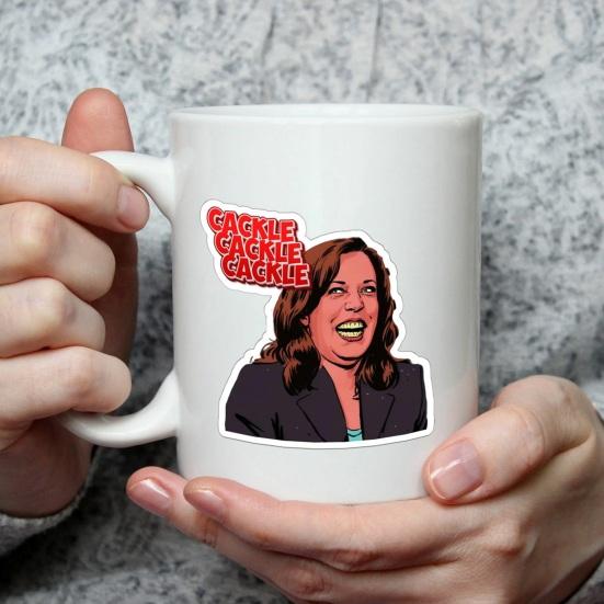 

10 шт. наклеек Kamala Harris Kiss Cut Flexibility Fun Decor Touch Долговечный ноутбук