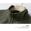 Men S Half Zip Stand Collar Long Sleeve Pullover Sweatshirt Casual