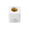 Home E27 Screw Cap Socket Wall Plug Human Induction Light Bulb Holder with Motion Sensor Smart Time-delay LED Lamp Base