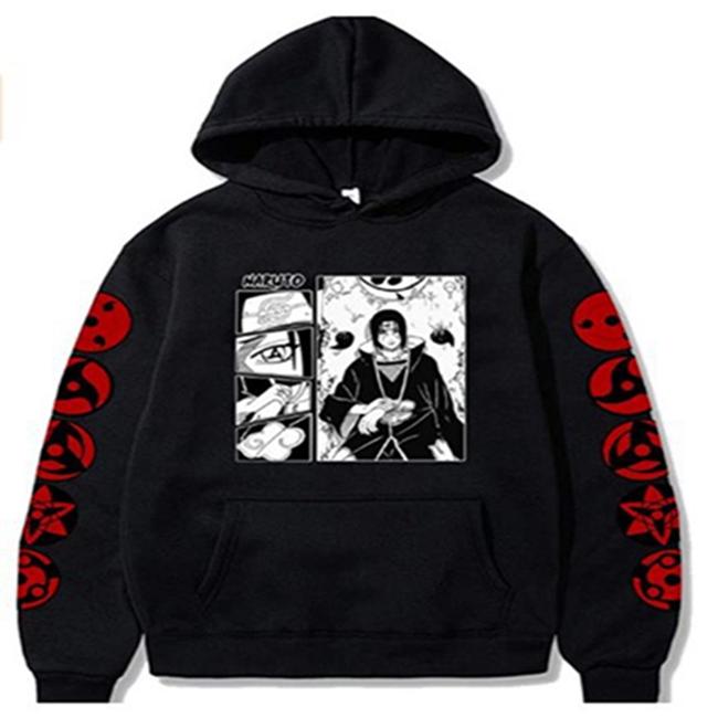 Anime Hoodie Naruto Hoodie Cotton Sweatshirt Fall/Winter Long Sleeve Pullover S-XXXXL