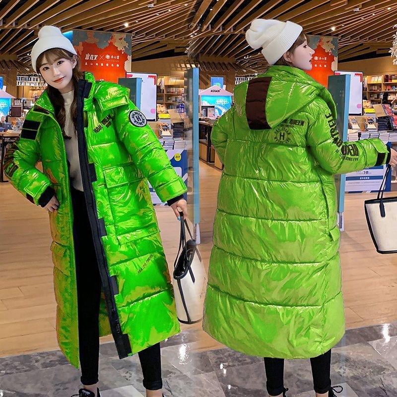 Melna Spīdīga Parker Sieviešu Silta Ziemas