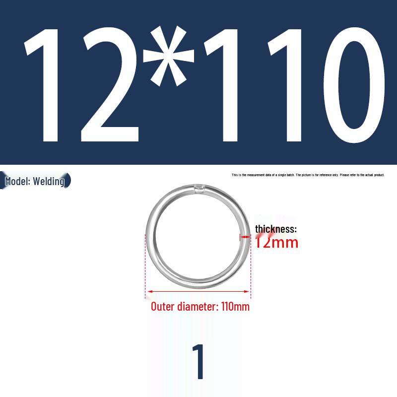 304 Stainless Steel Seamless O-Ring for Lifting and Hammock Yoga Connection