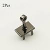 2 ks Kovová přezka s uzávěrem Módní dekorace na tašku Spona pro DIY Kabelku Tašku Peněženku Zavazadlo Kování Uzávěr Díly a příslušenství na tašku