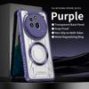 KEYSION Transparent Magnetic Case for Nothing Phone 3A Pro Silicone+PC Heavy Duty Shockproof Phone Cover for Nothing Phone 3A