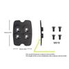 Mountain Bike Locking Cleat Nut Corrosion Resistant Bike Shoes Cleat Floating Bolts Road Bike Lock Shoe Hardware