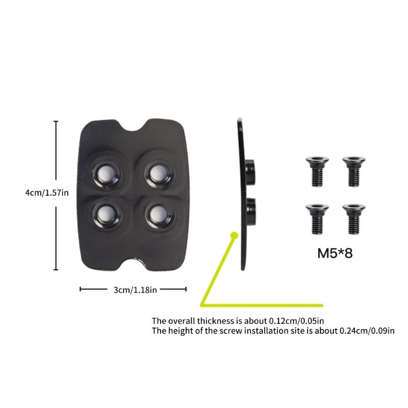 Mountain Bike Locking Cleat Nut Corrosion Resistant Bike Shoes Cleat Floating Bolts Road Bike Lock Shoe Hardware