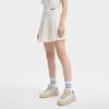 Fila Fashion Simple Classic Versatile Tennis Pleated Skirt Shorts Women Skirts Cloud-Mushroom-White F11W439306FWT