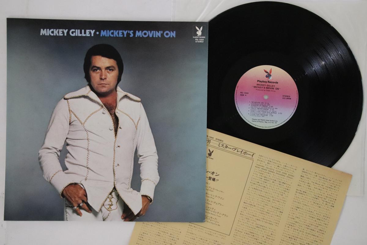 

LP Record MICKEY GILLEY - Mickey s Movin On PB1005 PLAYBOY 1975 Japan Folk Used
