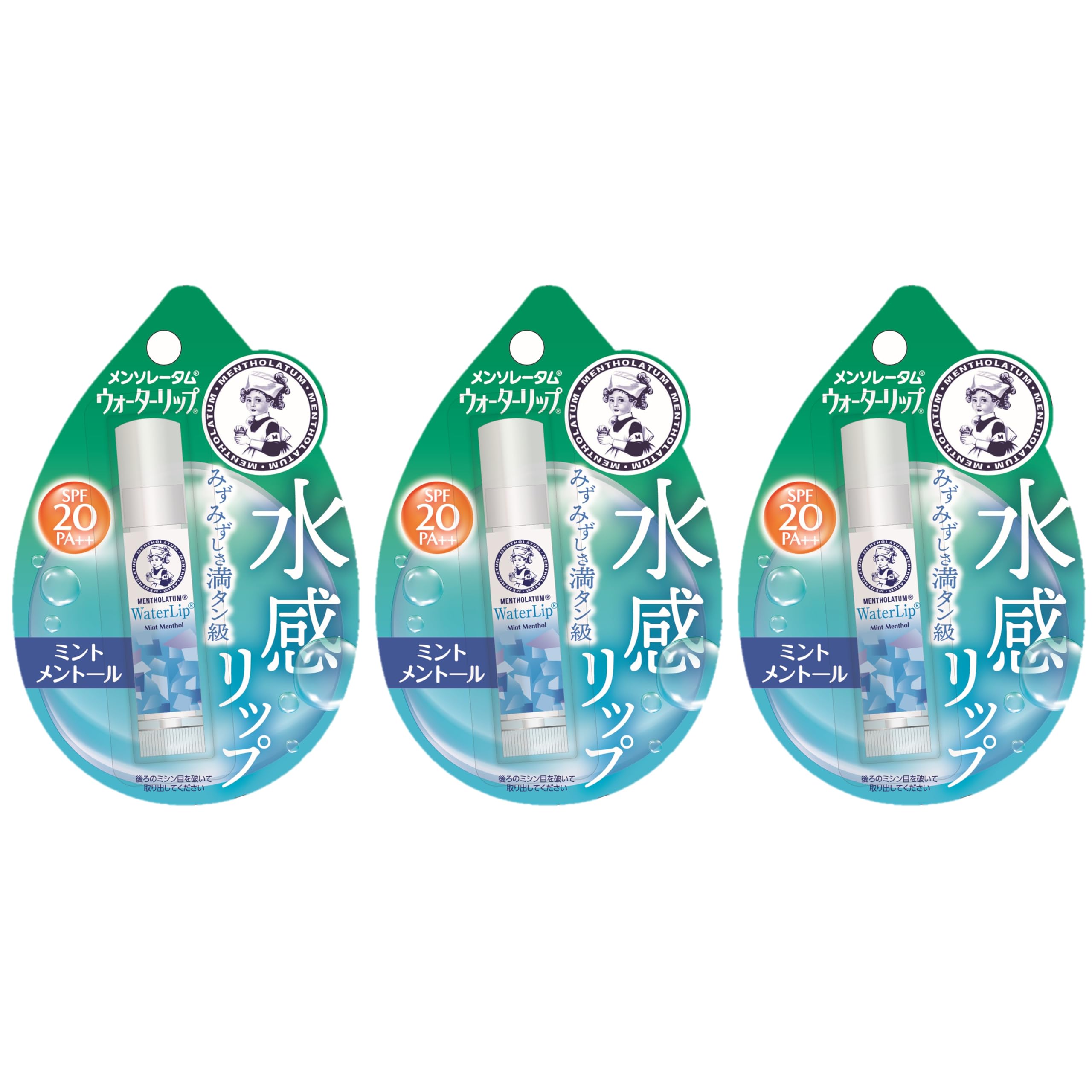 

Mentholatum Lip Water Губная мята Ментол x 3