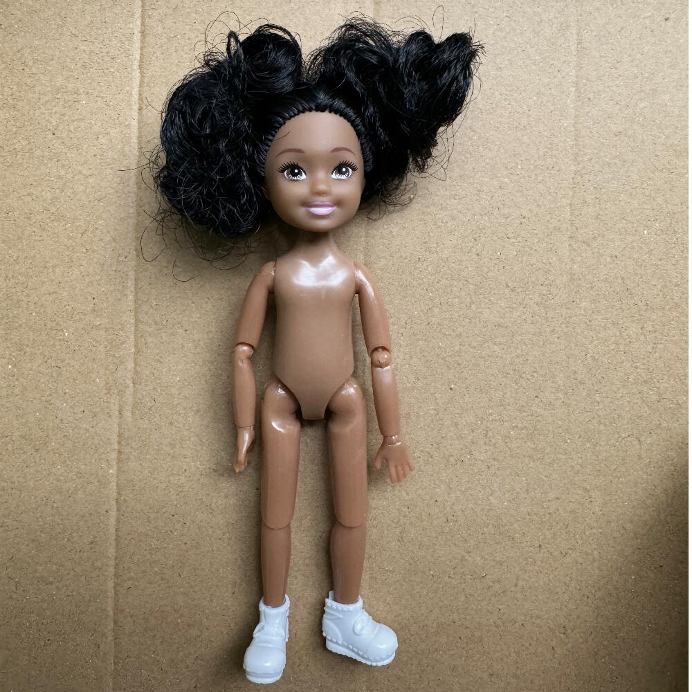 13cm Mini Kelly 5-Zoll Kleine Jungen Mädchen Teenager Schwestern Brüder Dunkle Normale Haut Nackter Körper Reborn Bjd 1/12 Spielzeug für Kinder