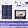Luz de Jardim Solar UOSU 1000W com Controle Remoto