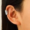 Clip per orecchio retrò francese a doppio strato in lega senza buco: Ear Cuff Semplice da Donna, Stile Freddo, di Nicchia Coreano, Temperamento
