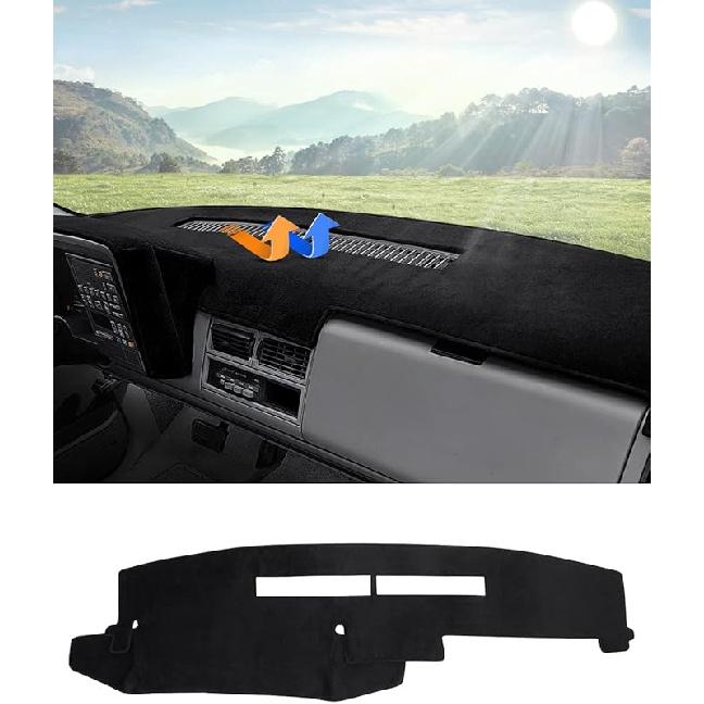 Autorder Dashboard Cover Mat For 1994-1997 Chevrolet Chevy S10 Blazer/GMC Jimmy Sonoma&1996 1997 Olds Oldsmobile Bravada Accessories Dash Cover