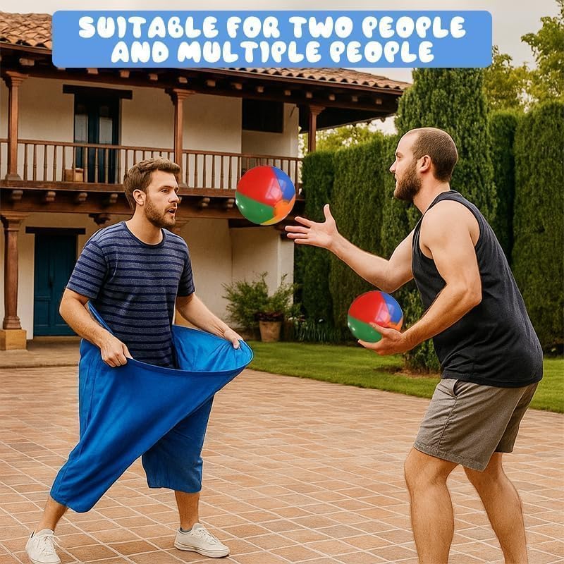 Granny Pants Yard Game,Granny Pants Outdoor Game with Bouncy Balls,Giant Outdoor Recreational Tossing Games,Team Relay Family Reunion Party Field Game