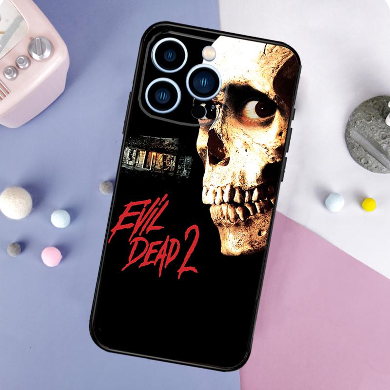 Horror Movie Evil Dead Case For iPhone 16 15 13 12 11 14 Pro Max Mini X XR XS Max Plus Bumper Back Cover