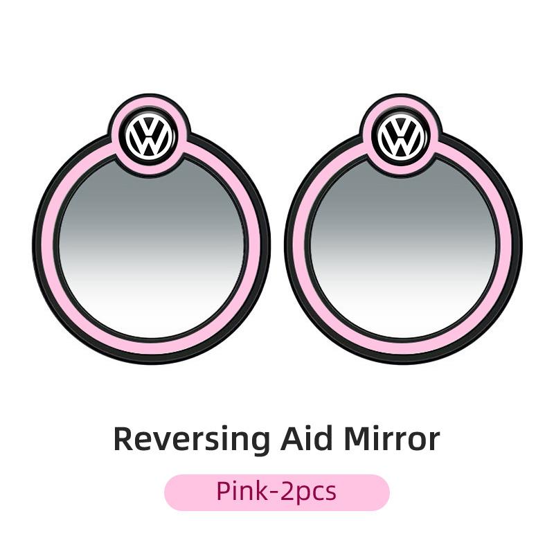 RSQ1 Car Stickers Rearview Mirror Auxiliary Blind Spot Assist Mirror with Suction Cup For VW Scirocc Beetle Tiguan Sharan Touran
