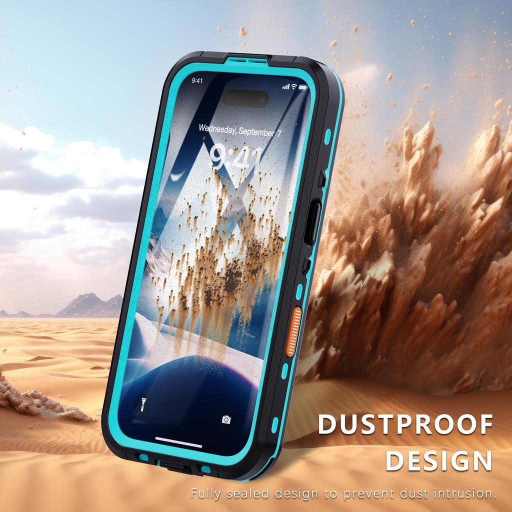 REDPEPPER Dot+ Series For iPhone 16 Plus Phone Case Compatible with MagSafe IP68 Waterproof Clear Phone Cover