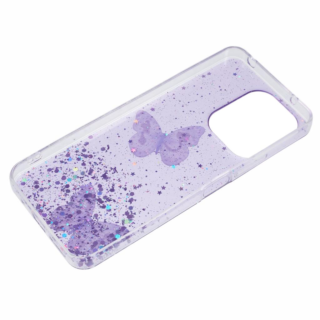 AW Series For Xiaomi Redmi 13 5G/13 4G Case Epoxy PVC Butterfly TPU Aesthetics Phone Cover