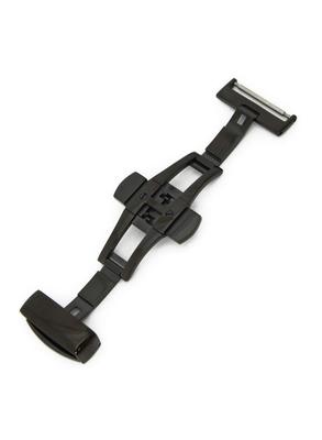[CASSIS] Cassis Horlogeband D-Gesp PBF D-GESP Spiegelafwerking 20mm Zwart met Vervangingsgereedschap CABKM020