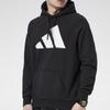 Adidas Casual Sports Pullover Hoodie Men Tops Black GM6458