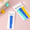 Cute Bear Bookmark Clip Automatically Follows Silicone Book Markers Stationery Supplies Page Flipping for Student
