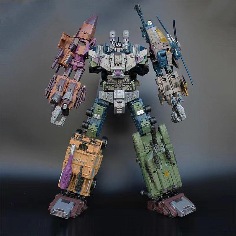 Jinbao Huntianbao Attack War God 5-in-1 Military Tank Toy Gift Set