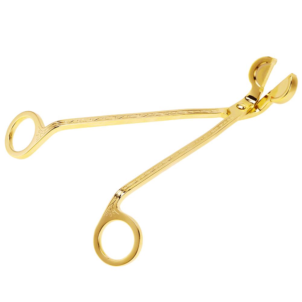 Fashion Plating Stainless Steel Candle Heart Clip Wick Trimmer Scissors Tool(black)