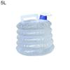 Borsa Secchio Pieghevole per Acqua 5/10/15L Contenitore Bottiglia per Esterno Campeggio Escursionismo