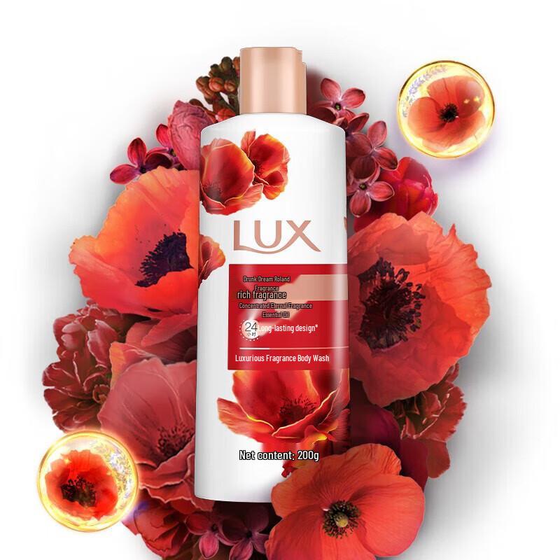 lux Drunken Orchid Scent Fragrance Shower Gel 4-Pack