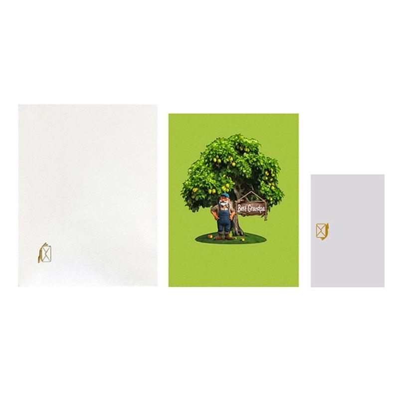 

Elegant Birthdays Weddings Greeting Card Elegant 3D Fruit Tree Handmade Greeting Card to Delivery Appreciation 1