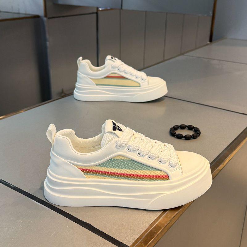 Herren Shell Toe Skate Schuhe mit dicker Sohle – Herbsttrend 2025, höhenverstärkende Freizeitsneaker