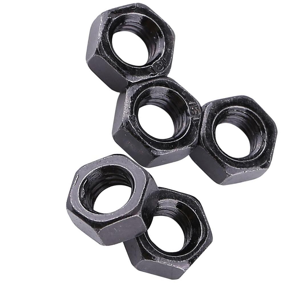 100pcs Carbon Steel Hex Hexagonal Nuts Fasterner Supply (M2)