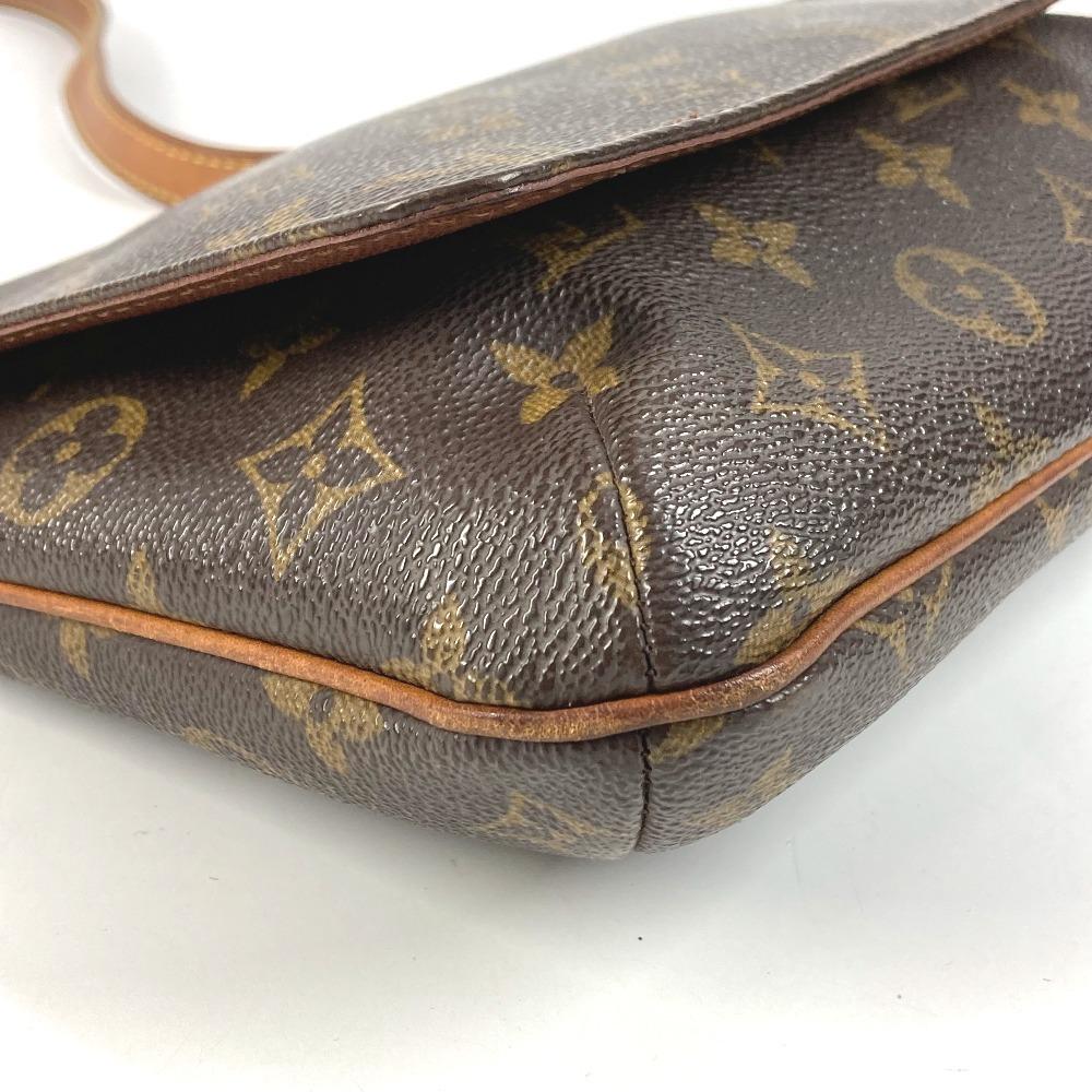 Louis Vuitton M51257 Monogram Musette Tango Short Shoulder Bag Canvas Brown