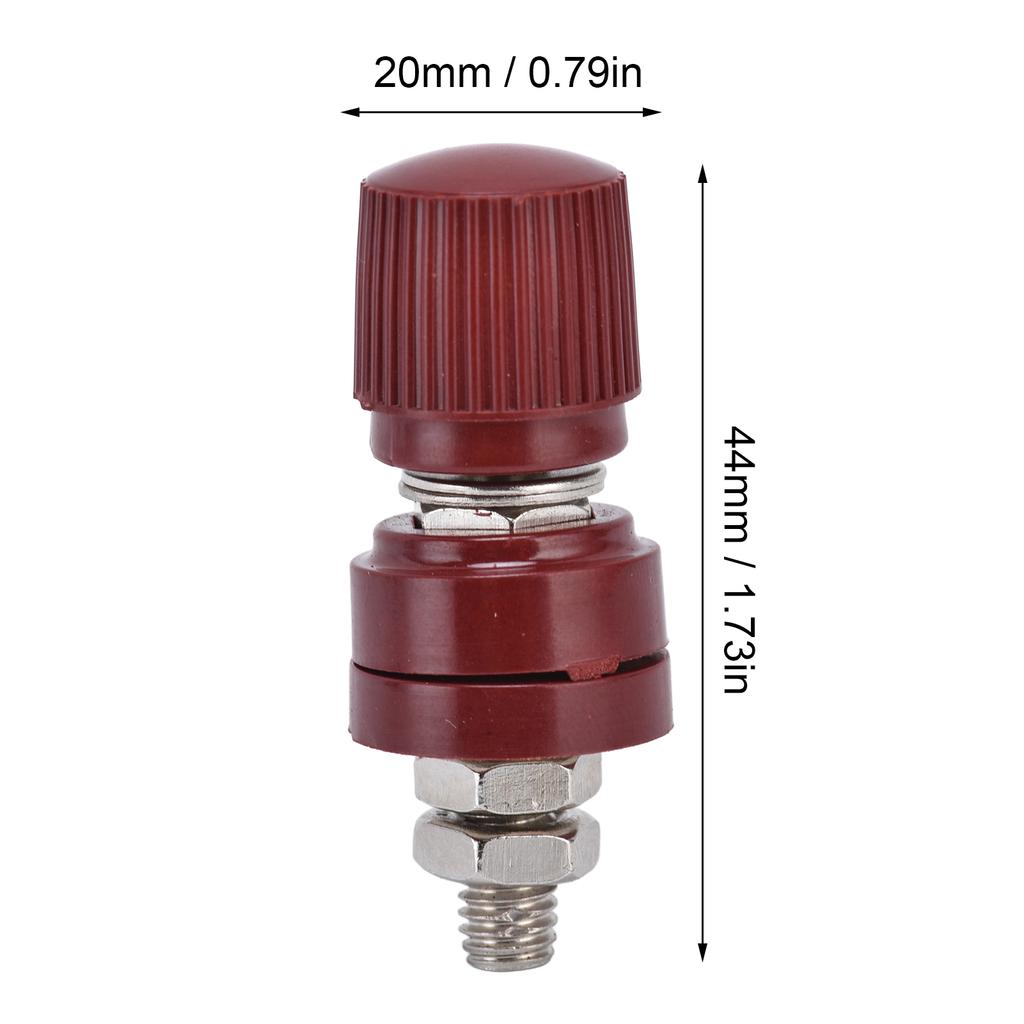 10Pcs Voltage Regulator Terminal Block Inverter Binding Post M6 32mm Screw 333 44mm L 0V380V