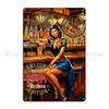 The Babes Of Bourbon Vol  Vodka Vixen Edition Sexy Vintage Pinup Art Illustration Metal Plaque Poster Living Room Club Bar